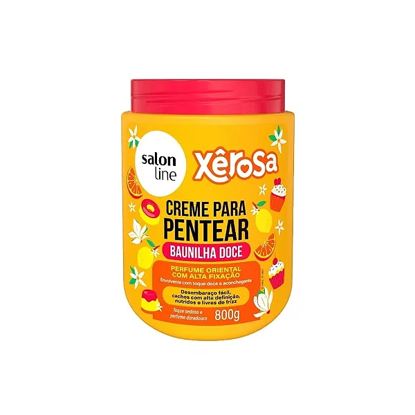 Creme De Pentear Salon Line Xêrosa Baunilha 800G