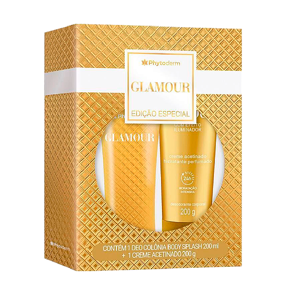 Kit Phytoderm Body Splash 200ML + Creme Acetinado 200G