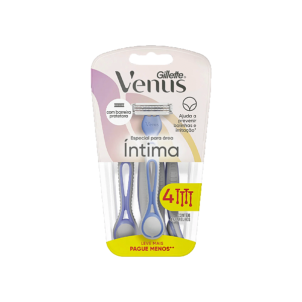 Barbeador Gillette Vênus Íntima Com 4 L+ P-