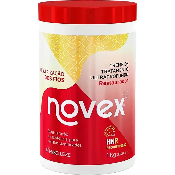 Creme De Tratamento Novex Cicatrização Dos Fios 1KG