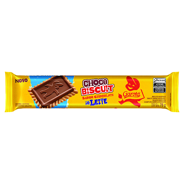 Chocobiscuit Garoto Chocolate 78G