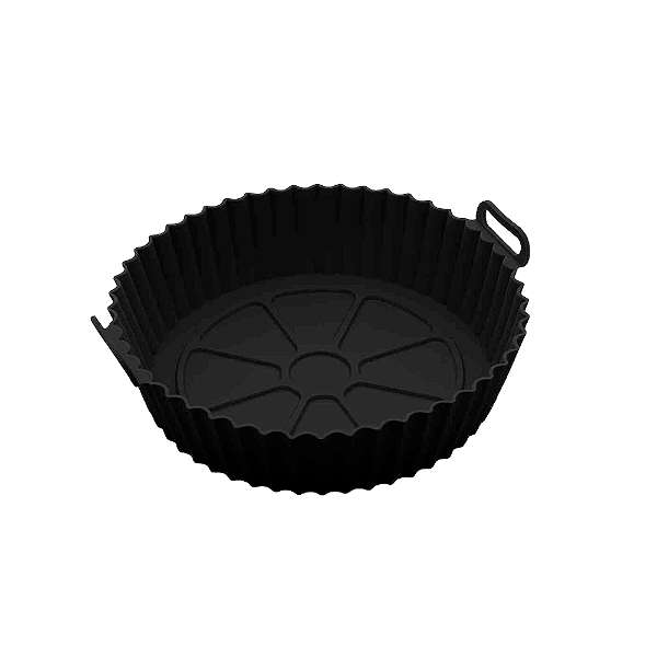 Forma De Silicone Lyor Redonda Preta