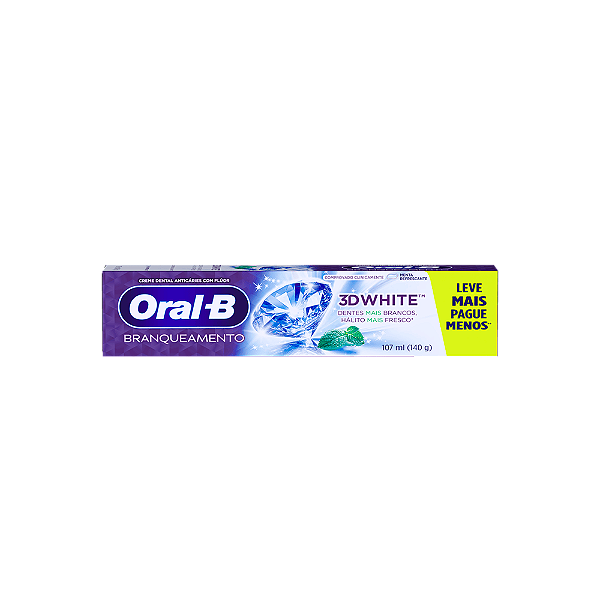 Creme Dental Oral-B Brilhante Fresh 140G
