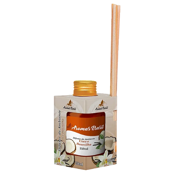 Difusor De Aroma Amazonia Coco E Baunilha 250ML