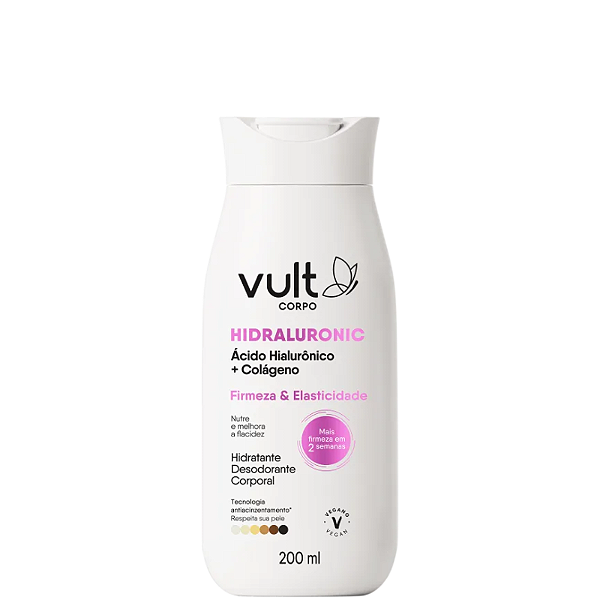 Hidratante Corporal Vult Hialurônico + Colágeno 200ML