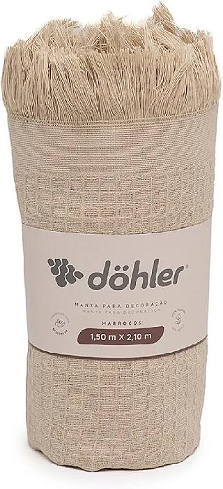 Manta Dohler Marrocos Bege 150X210