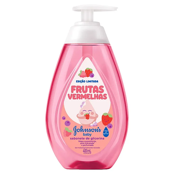 Sabonete Líquido Johnsons Baby Frutas Vermelhas 200ML