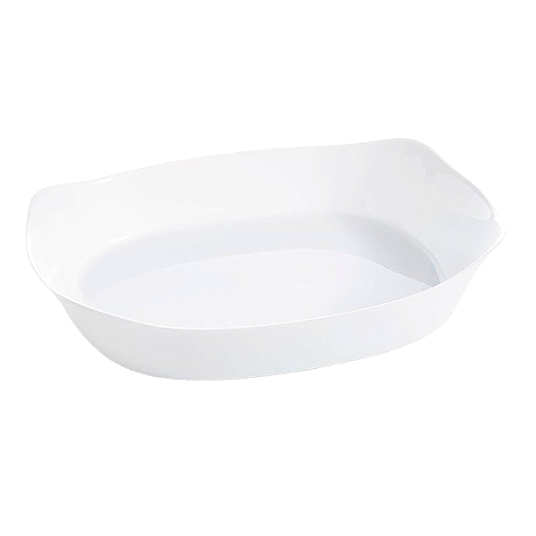 Travessa Lyor Opalino Carine White 30X22X6cm