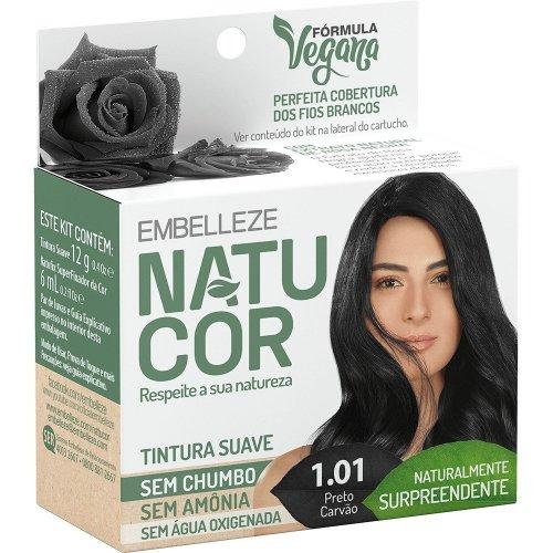 Coloração Natucor 1.01 Preto Carvão