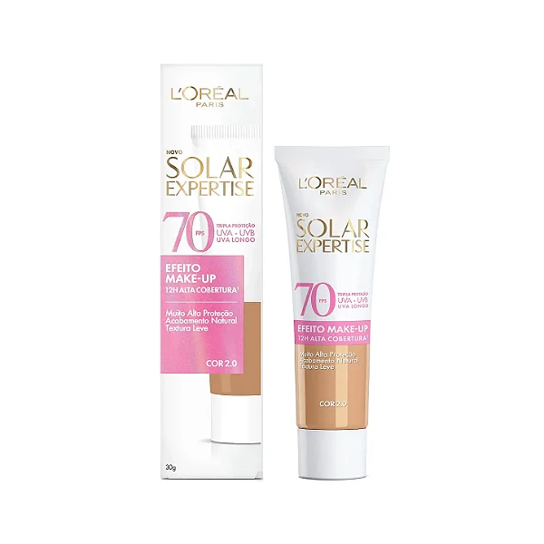 Protetor Solar Facial Loreal FPS70 Cor 2 30G