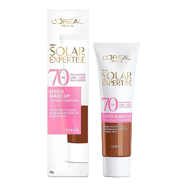 Protetor Solar Facial Loreal FPS70 Cor 6 30G