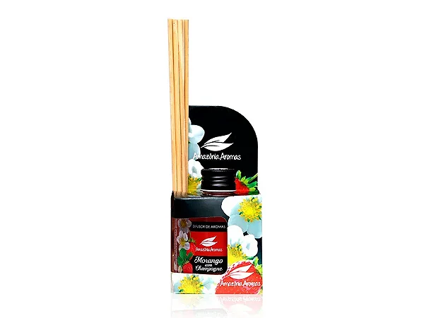 Difusor Amazonia Aroma Morango Com Champanhe 270ML