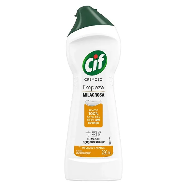 Limpador Cif Cremoso Laranja 250ML