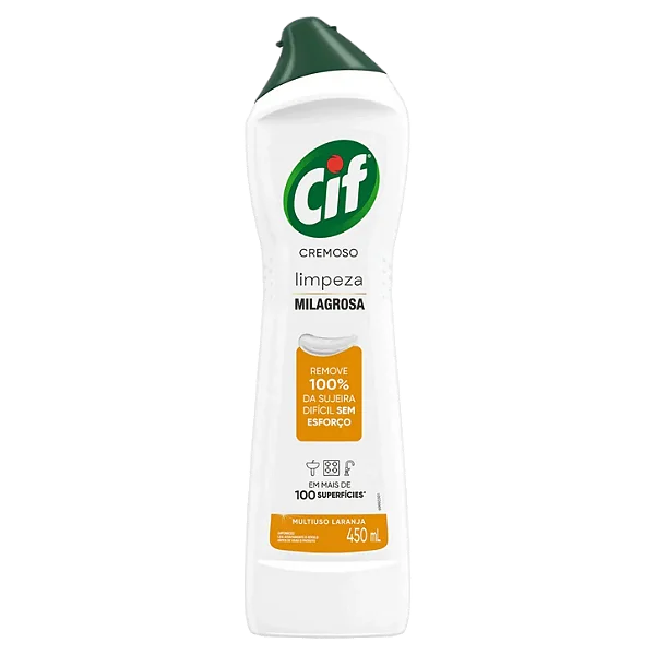 Limpador Cif Cremoso Laranja 450ML