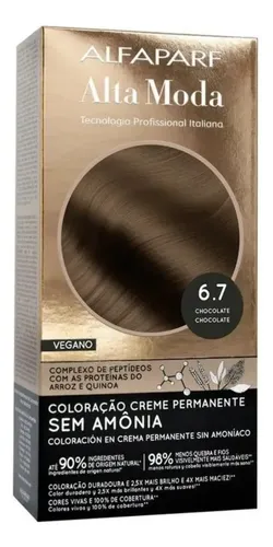 Coloração Creme Alta Moda Sem Amônia 6.7 Chocolate