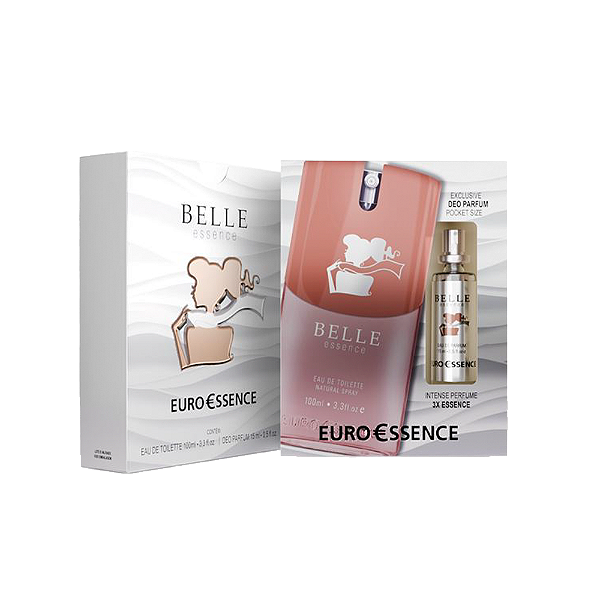 Kit Euroessence Belle Eau De Tolette 100ML + Deo Parfum 15ML