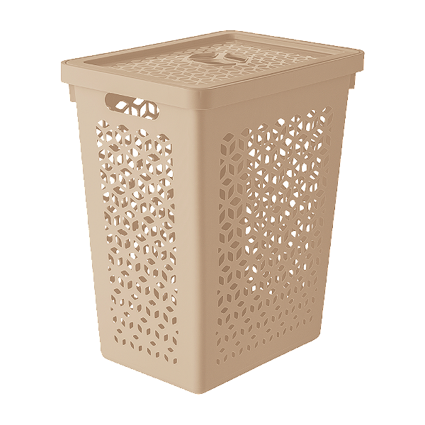 Cesto UZ Sólido Bege 55L