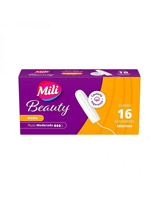 Absorvente Mili Interno Médio Com 16