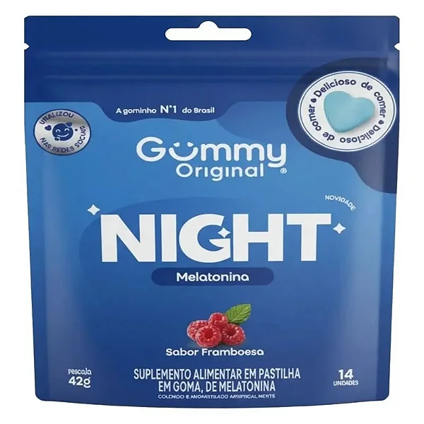 Suplemento Gummy Original Night Melatonina 42G
