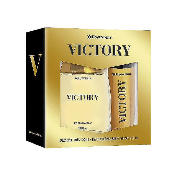 Kit Phytoderm Victory Deo Colônia 100ML + Body Spray 120ML