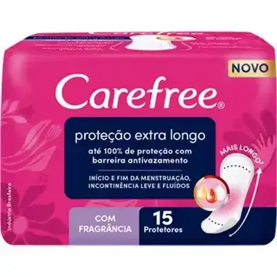 Protetor Diário Carefree Extra Longo Com 15