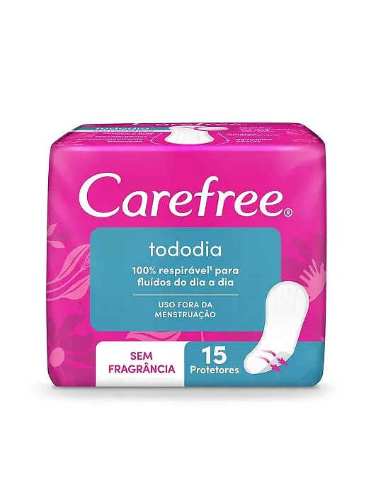 Protetor Diário Carefree Todo Dia Com 15 Sem Fragrância