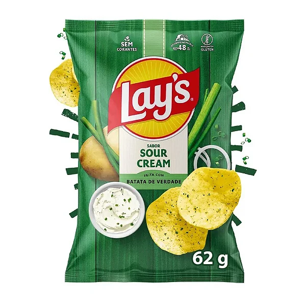 Batata Lays Sour Cream 62G