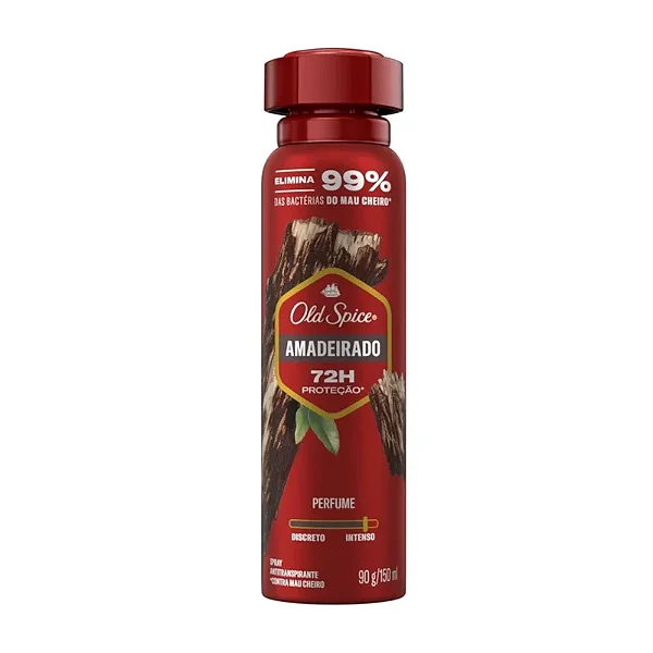 Desodorante Aerosol Old Spice Amadeirado 150ML