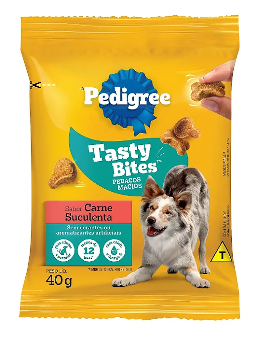 Petisco Pedigree Tasty Bites Carne Suculenta 40G