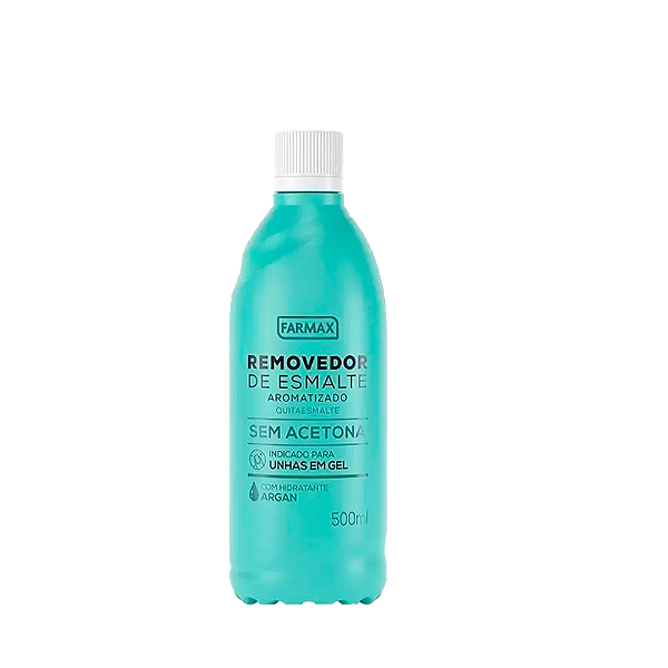 Removedor Farmax Sem Acetona Argan 500ML