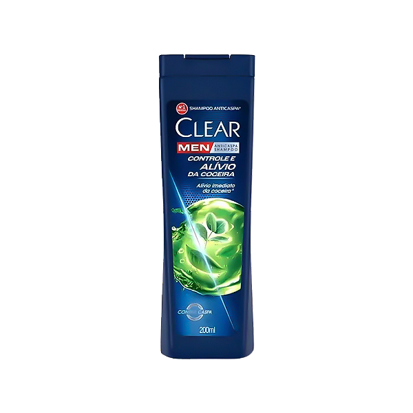 Shampoo Clear Men Anticaspa Controle E Alívio Da Coceira 200ML