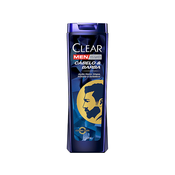 Shampoo Clear Men Anticaspa Cabelo E Barba 200ML