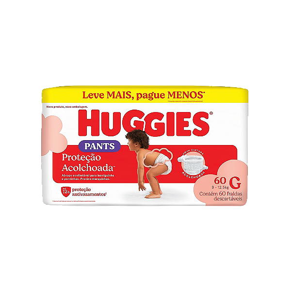 Fralda Descartável Huggies Roupinha G Supreme Care Com 60