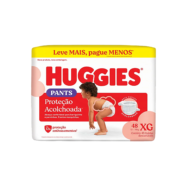 Fralda Descartável Huggies Roupinha XG Supreme Care Com 48