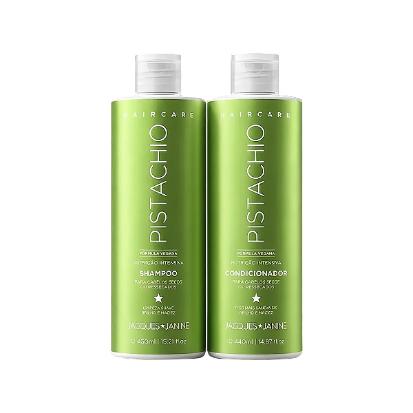 Kit Shampoo 450ML + Condicionador 440ML Hair Care Pistachio