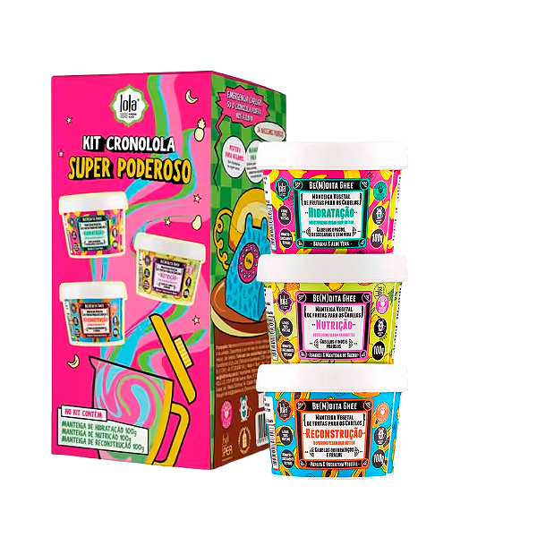 Kit Feira Lola Com 3 Cronolola 300G