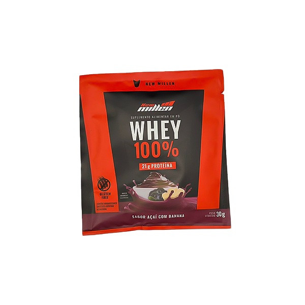 Whey New Millen 100% Açaí Com Banana 30G