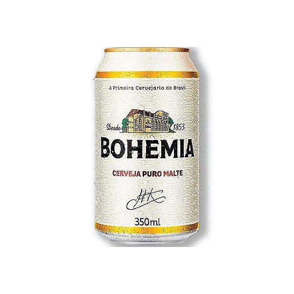 Cerveja Bohemia Puro Malte Lata 350ml