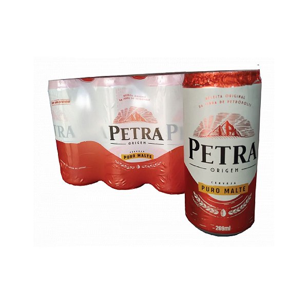 Cerveja Petra Puro Malte com 12 Unid. Lata 350ml