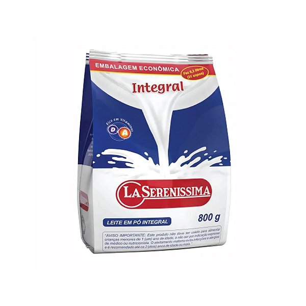 Leite em Pó La Serenissima Integral 800g