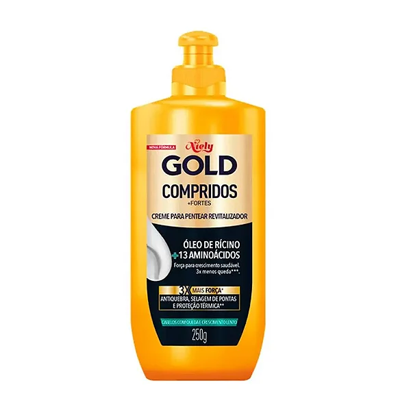 Creme para Pentear Niely Gold Compridos+Fortes 280g