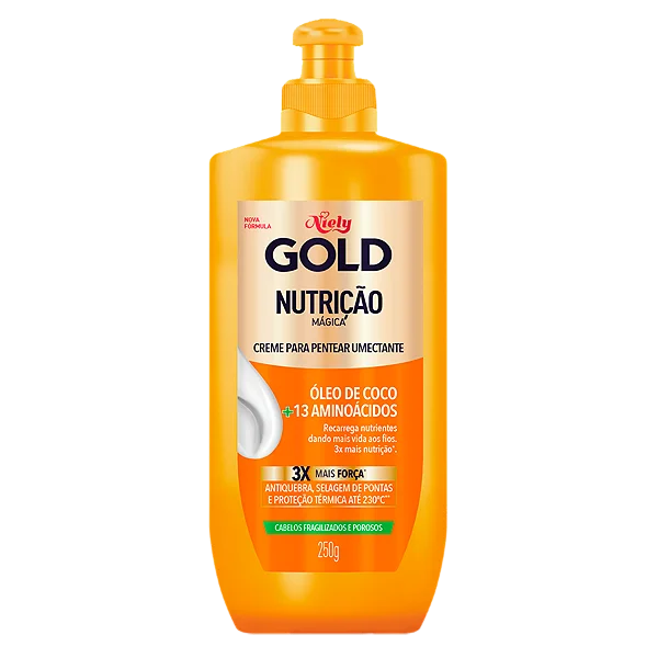 Creme de Pentear Niely Gold Nutrição poderosa 280g