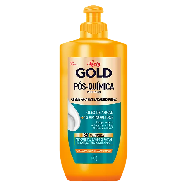 Creme de Pentear Niely Gold Pós-Química 280g