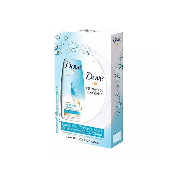 Kit Shampoo Dove Hidratação Intensa 400ml e Condicionador 200ml
