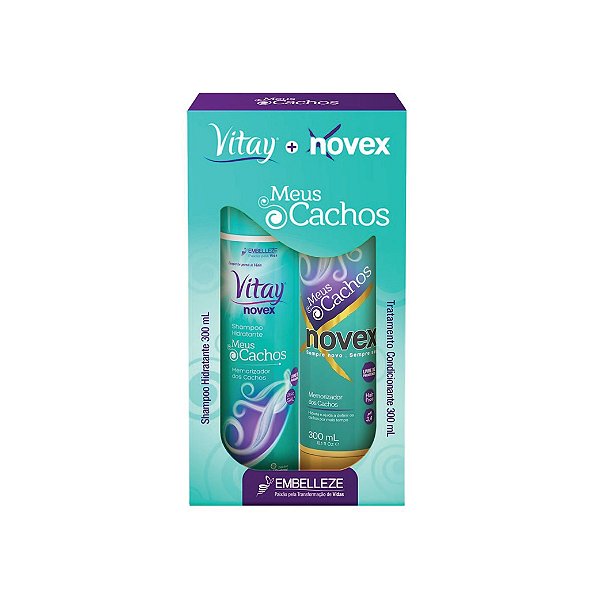 Kit Shampoo e Condicionador Novex Meus Cachos 300ml