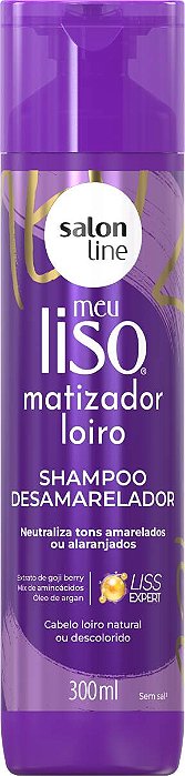 Shampoo Salon Line Meu Liso Matizador 300ml