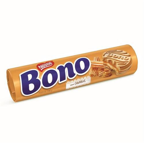 Biscoito Nestlé Bono Recheado Churros 140g