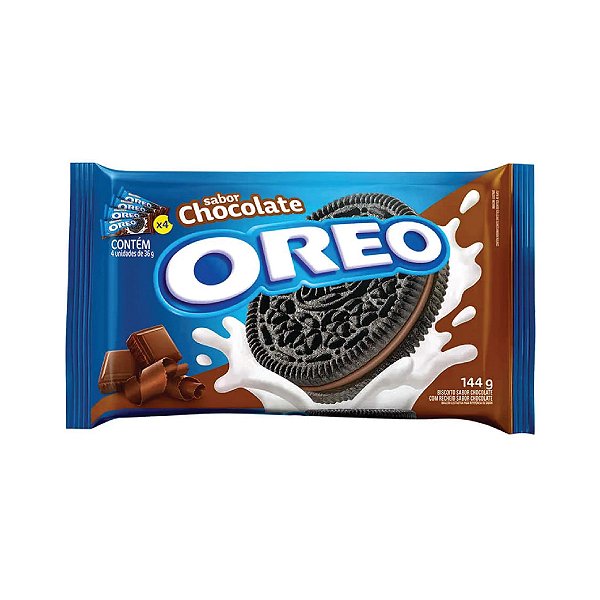 Biscoito Oreo Recheado Chocolate 144g