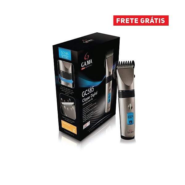 Máquina de Cortar Cabelo Gama Italy Clipper Digital GC585 - Bivolt