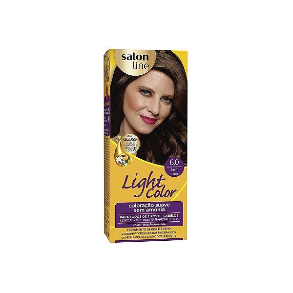 Coloração Salon Line Light Color 6.0 Louro Escuro